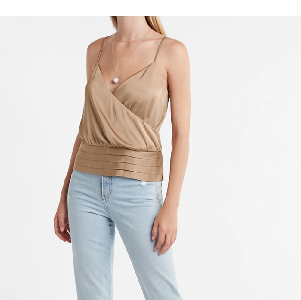 NWT women's size S Express Satin tank top